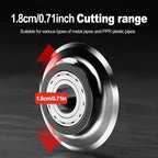 Ratchet Tube Cutter - Versatile Hand Tool for Copper, Aluminum, Iron, Stainless Steel, PPR & PE Pipes