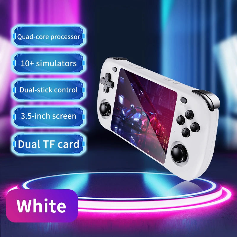 H36S Retro Video game console 3.5inch IPS Screen handheld game console 128GB Built-in 20000+ Classic Games Portable Joystick