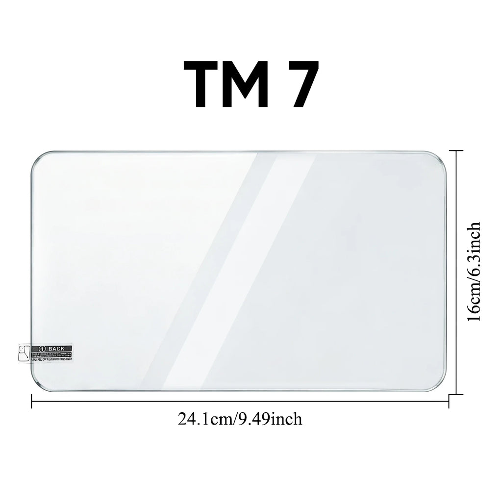 2/1pcs Tempered Glass Screen Protector Thermomix TM7 Anti-Scratch Anti-Fingerprint High-Alumina Glass HD Clear Mixer Accessories