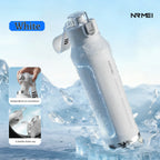 Stainless Steel Sports Water Bottle Thermal Tumble Jumping Large Capacity Cup Fitness Riding Vacuum Flask for Outdoor Activities