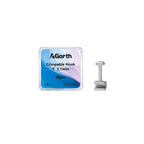 50Pcs/Box Dental Orthodontic Bondable Crimpable Hooks Sliding Long Short Type Multi-Function Long Hook Fixed On Archwire Bracket