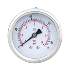 MAIRUIKSI Dry Pressure Gauge 60mm Back Mount 1/4 BSP(G) Vacuum/Pressure -1-0 to 0-600bar