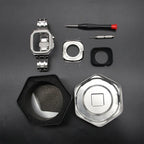 Luxury Stainless Steel Mod Kit for Apple Watch 11 10 9 8 7 46MM 44/45mm Metal Bezel Frame for iWatch 6 5 4 3 SE 40/41mm Band Set