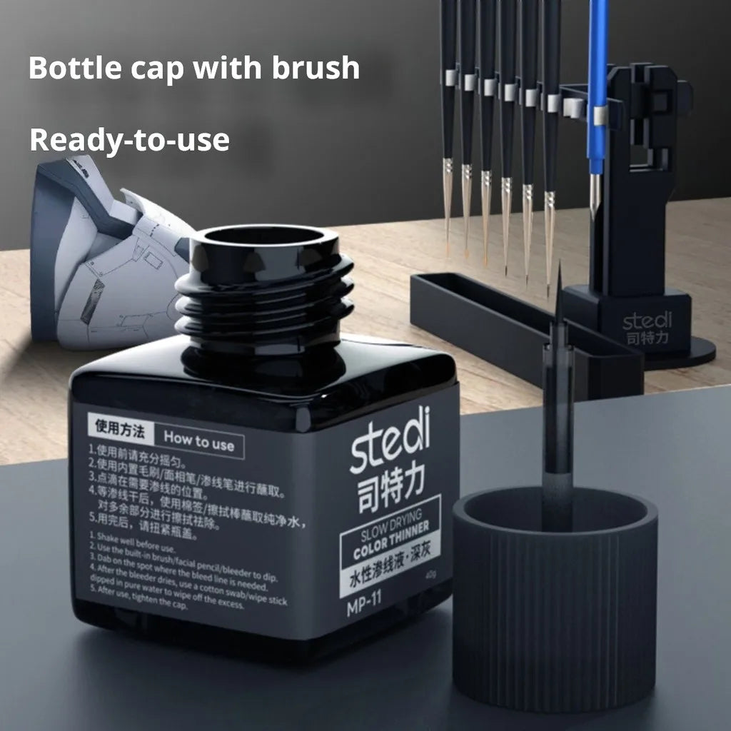 Stedi MP-10~MP-13 40g Weathering Acrylic Paint for Gundam Military Models Hobby Panel Line Painting Tools DIY Crafting Supplies