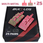 25 Pairs BUCKLOS BRP-01 Disc Brake Pads Ceramic Resin MTB Hydraulic Brake Pads Durable Bicycle Brake Pad for SHIMANO B01S B05S