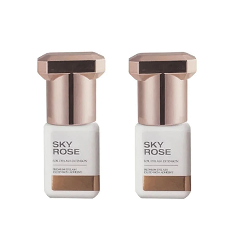 5 Bottles Sky Rose Glue Original Korea Flase Eyelashes Extension Supplies 5ml Beauty Shop Makeup Tools Adhesive Healthy
