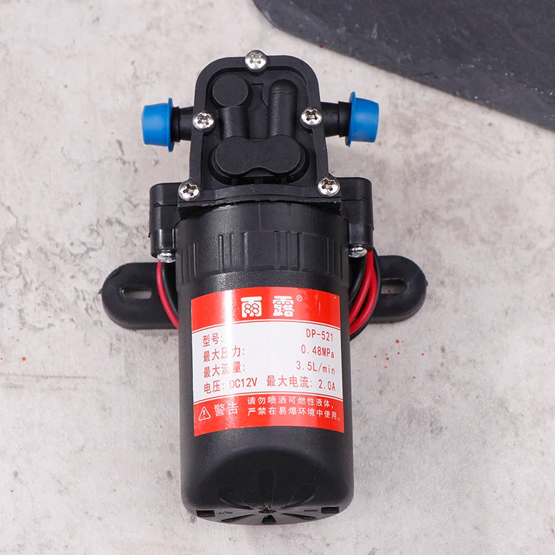 DP-521 Durable 12V 70PSI 3.5L/min Agricultural Electric Water Pump Micro High Pressure Diaphragm Spray Car Wash Water Pump