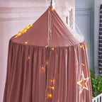 Battilo Kids Bed Mosquito Net Bed Canopy for Boys & Girls Room Bed Curtain for Child Crib Children Tent Hanging Round Play Tent