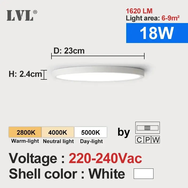 White shell-18W / changeable