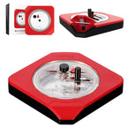 DSPIAE PT-C Integral Circular Cutter Red with Tungsten Cutting Bit with Anti-slip Pad PC Aluminium Alloy ABS 95.5*95.5*31mm