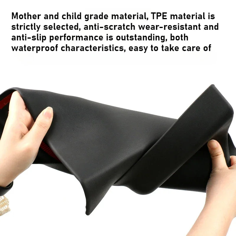 B-pillar Inside Protection Pad for Tesla Model 3 Highland Door Frame TPE Guard Door Center Flocking Protection Cover Decoration