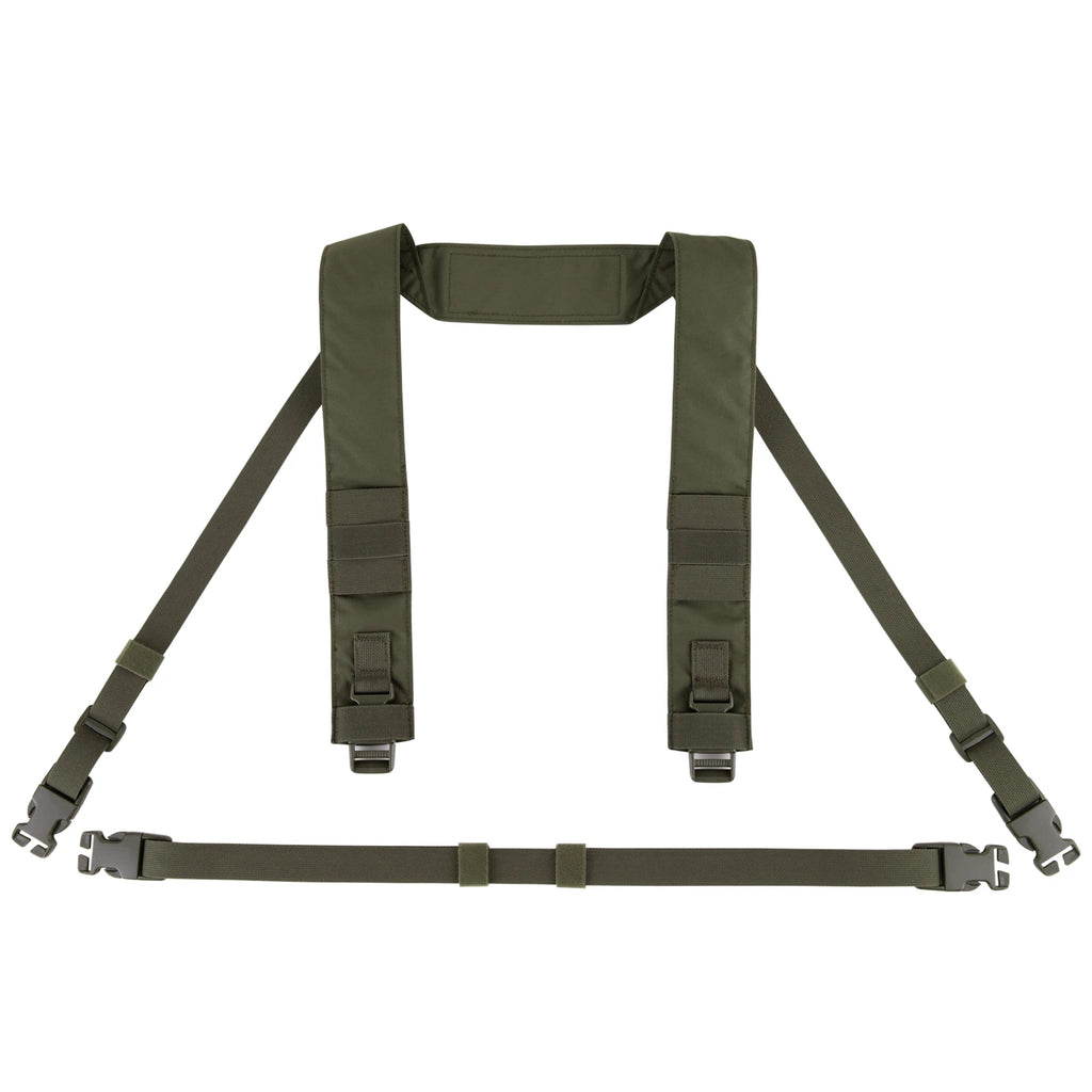 KRYDEX Micro Fight Fat Strap H Harness For MK3 MK4 D3CRM Chest Rig Spiritus Style Shoulder & Back Strap With Male Female Buckle
