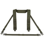 KRYDEX Micro Fight Fat Strap H Harness For MK3 MK4 D3CRM Chest Rig Spiritus Style Shoulder & Back Strap With Male Female Buckle