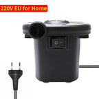 EAFC 220V/12V Electric Inflatable Pump Quick Air Filling Compressor With 3 Nozzles for Car Camping Life Buoy Boat Cushion