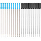 50/5 Pcs/lot L:4.5 in Ballpoint Pen Refills for Cross Pens Medium Point Blue Black Ink School Office Supplies Stationery