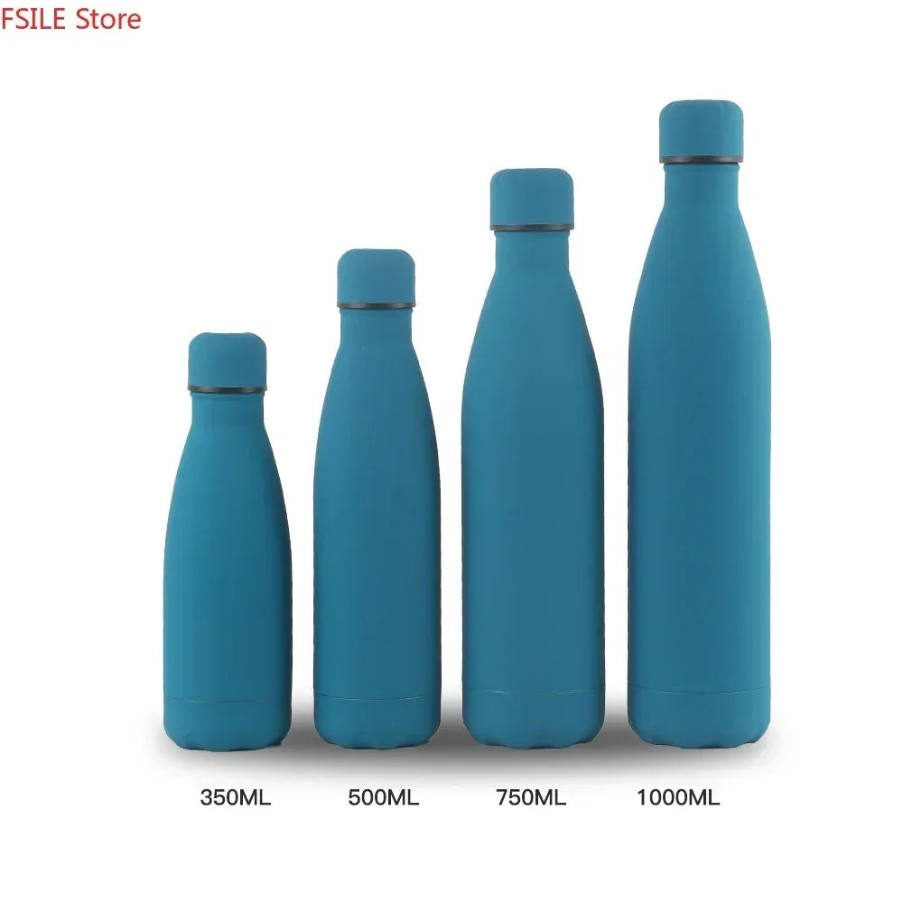 500/750/1000ml Double-Wall Insulated Vacuum Flask Stainless Steel Thermos  BPA Free for Outdoors Sport Water Bottle