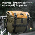ROCKBROS Front Bike Bag Portable Waterproof Shoulder Bag Versatile for Multiple Scenarios 24L Expandable Handlebar Bag