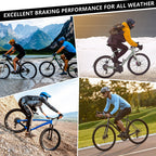 25 Pairs BUCKLOS BRP-01 Disc Brake Pads Ceramic Resin MTB Hydraulic Brake Pads Durable Bicycle Brake Pad for SHIMANO B01S B05S