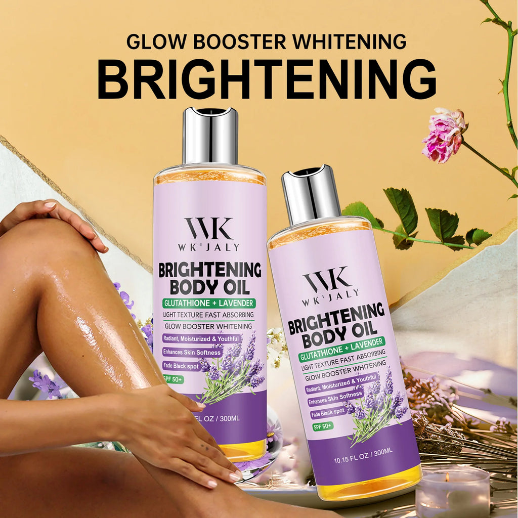 WK JALY Whitening Essential Body Oil Series, Clean Skin, Moisturizing, Nourishing, Remove Acne, Black Spots, for All Skin Types