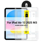 Tempered Glass for iPad Air 13 11 5 4 3 M3 M2 Pro13 M4 A16 11th 2025 12.9 Screen Protector 10 9 10th 9th Mini 7 6 Instant Film