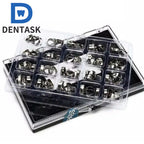 80pcs Orthodontic Buccal Tube Bands 1st Molar Stainless Steel, 0.022 Roth/MBT Options
