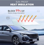 1mX3m VLT80% Purple Chameleon Tint Film UV Rejection Color Change Car Windshield Tint PET Self Adhesive Solar Protection Film