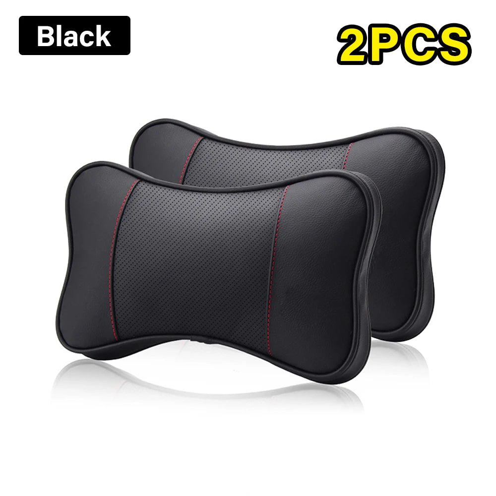 Car Universal Headrest Pillow - Support Cushion, Seat Head Support Protector Auto Travel For Cadillac Escalade ATS CTS BLS SRX