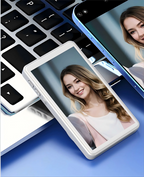 Magnetic Phone Monitor - Real-Time Selfie/Rear Cam - 4K Streaming Assistant - Wide Angle - Fits Most Phones