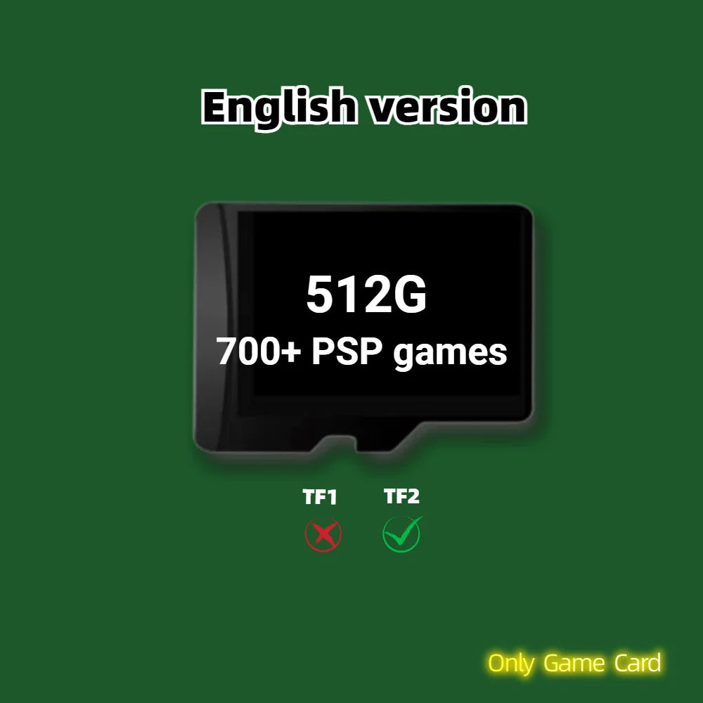 Game TF Card For Anbernic RG40XX H RG40XXH Plug&play Pre-install Retro Games PSP PS1 Memory Handheld Gaming SD Card System Card