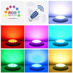 LED Swimming Pool Lamp AC12V Stainless Steel IP68 12W 18W 25W 35W 54W Underwater Remote Control RGB Lamps Blue/Warm white/ White