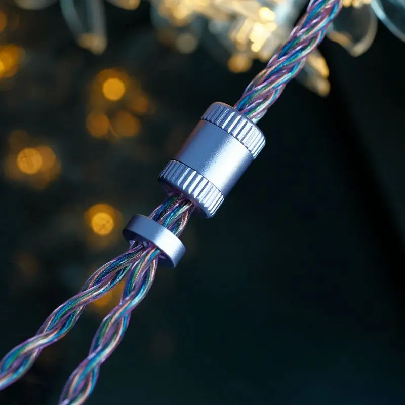IvipQ-554 4-Core HiFi IEM Upgrade Cable 2.5/3.5/4.4mm Plug MMCX 2Pin QDC TFZ