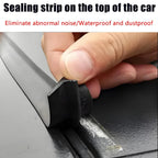 Car Roof Flow Seal Strip Hard Top Rubber Seal for Jeep Wrangler JK JL 2007-2025 Waterproof Dustproof Reduce Noise Sun-Resistant