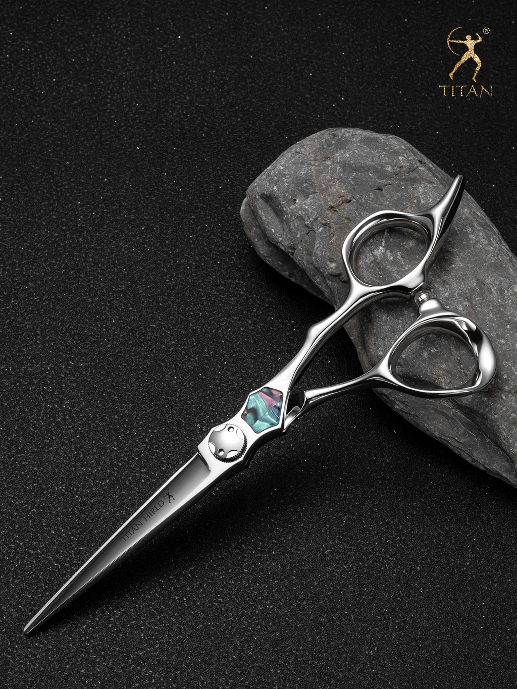 Titan Barber Hair Scissors Professional Grade Hairdressing Shears for Stylists Cutting Thininng CNC Japan Steel Hair Scissors