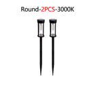 2/4/6Pcs Retro Solar Pathway Warm Lights Outdoor Waterproof Garden Incandescent Bulb for Walkway Yard Backyard Landscape Decor