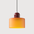 Orange on Wine red / Warm White