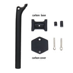 ELITAONE MTB Carbon Seat Post 20mm Offset 25.4-31.6mm Clamp 350-450mm Length Mountain/Road Bike Seatpost Lightweight Design