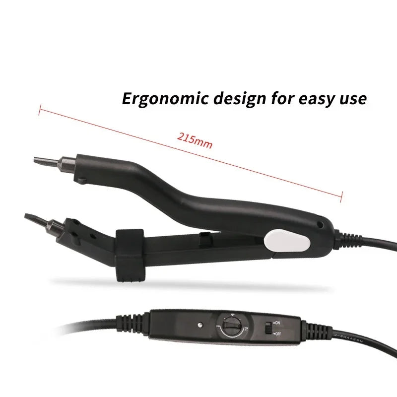 Tongs for hair extensions Smart Heating Tip Professional Hair Extension Tools Hair connectors extension tongs Heating Iron Hot