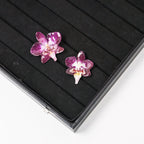 "Resin Coated Natural Dried Phalaenopsis Orchid Flowers - DIY Craft Supplies for Jewelry Making (Earrings/Brooch) Real Preserved