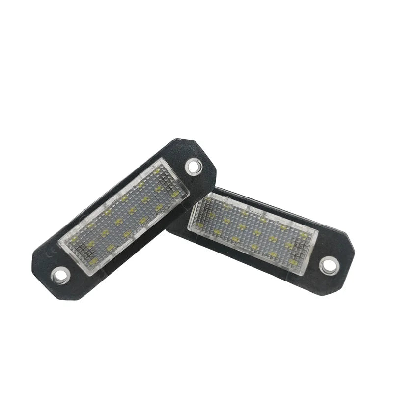 2Pcs For VW Transporter T5 2003-2015 T6 For Caddy 2004-2017 Tail White LED License Plate Light Number Plate Lamp Assembly