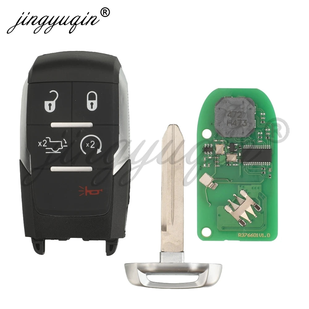jingyuqin Remote Car Key 68374994 For Dodge RAM Pickup HD 1500 2500 3500 4500 5500 2019-2024 GQ4-76T 433MHz 4A Chip Keyless Go
