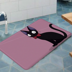KiKi Jiji Cat Room Mats Nordic Style Home Doormat Bathroom-Toilet Mats Bedroom Hotel Decor Mat