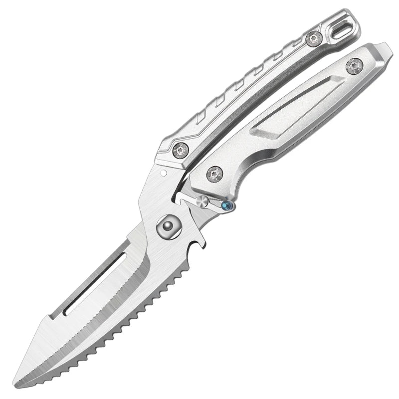 Kitchen Powerful Chicken Bone Food Scissors All Steel Scissors Household Multifunctional Cut Fish Bone Kill Fish Grill Scissors