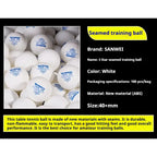 SANWEI TR/RS/3S 3 Star Table Tennis Balls 40+ ABS New Material Seamed Durable Professional Ping Pong Balls Training 50/100pcs