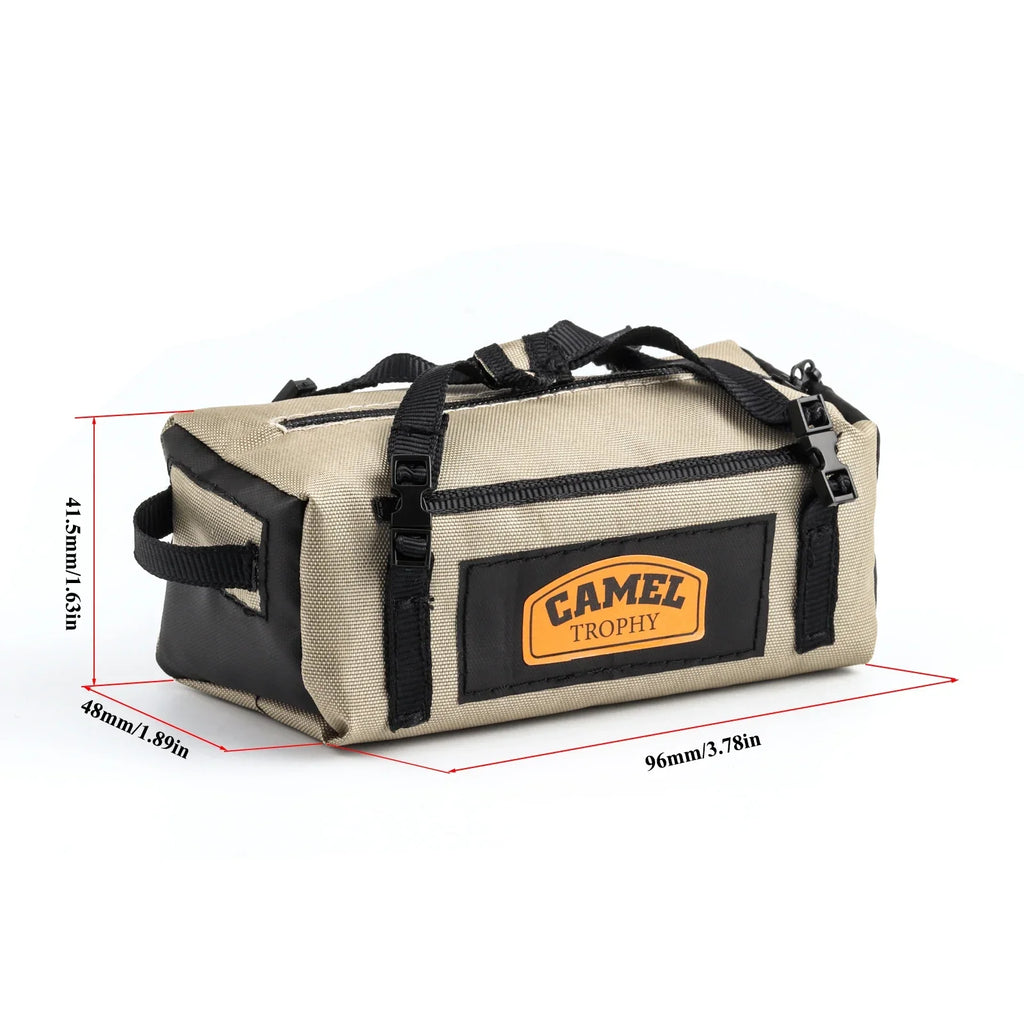 Simulated Mini Luggage Scale Sports Travel Bag Miniature Decoration for 1/10 RC Crawler Accessories
