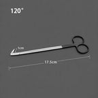 Potts Cut Angle Vascular Scissors Microscopic Coronary Artery Stainless Steel Microscopic Beak Scissors