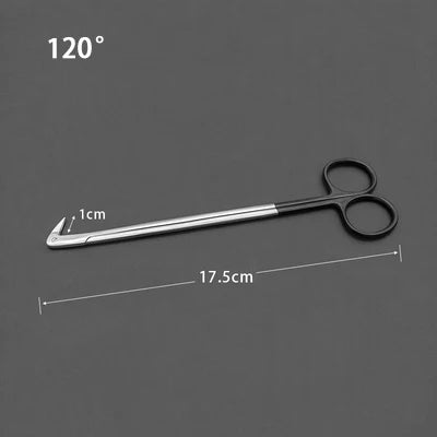 Potts Cut Angle Vascular Scissors Microscopic Coronary Artery Stainless Steel Microscopic Beak Scissors