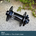 Black 28H 15x100mm / 6-bolt