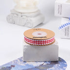Kewgarden 10mm 25mm 38mm 1" 1.5" Plaid Ribbon DIY Hair Bows Accessories Clothing Sewing Materials Handmade Tape Crafts 10 Yards