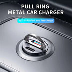 100W/200W QC3.0 PD Mini Car Charger 12-24V Lighter Fast Charging Car USB Type C Charger for Xiaomi Samsung iPhone Power