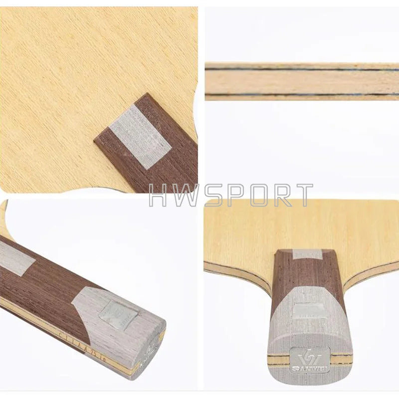 SANWEI 75 INNER Table Tennis Blade 5 Wood 2 ALC Carbon Ping Pong Blade for Loop Driving Plus Fast Attack